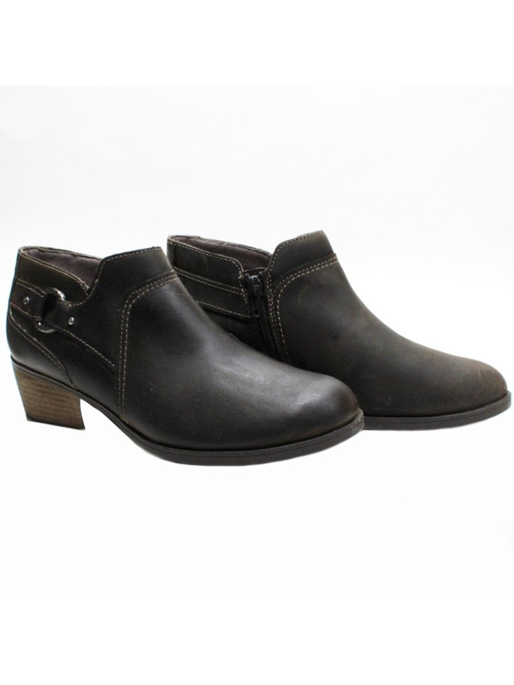 Clarks Collection Leather Heeled Charlten Grace Taupe Brown Size 7.5M New in Box
